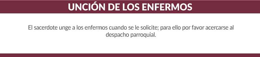 UNCIÓN DE LOS ENFERMOS