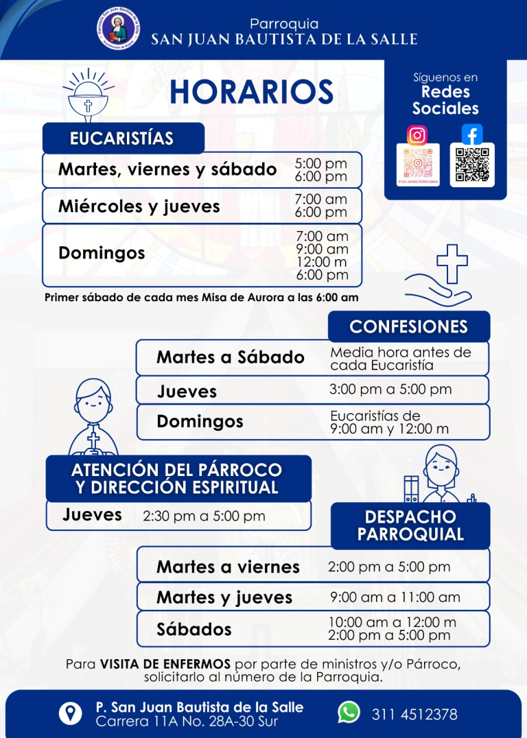 Horarios 2026